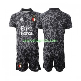 Feyenoord Rotterdam Portiere Bambino Maglia Quarta 2022/2023 Manica Corta (+ Pantaloncini)